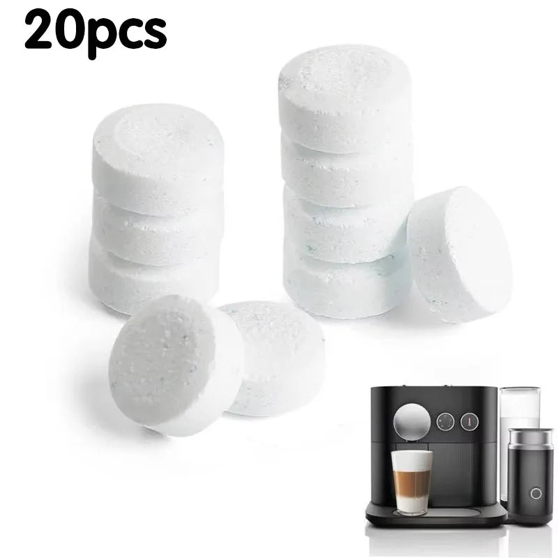 10/20/30/60Pcs Coffee Machine Cleaning Tablets,Remove Pipe Grease,Scale And Residue,Suitable for Fully Automatic,Semi-Automatic