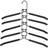 New Hanging Closet Organizer With Hooks, Space Saving Wardrobe Hanger For Coats Shirts Dresses Jackets Clothes Storage
