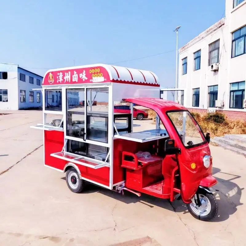 Multifunctional Food Truck Trailer Three-wheeled Electric Vehicle High Quality Mobile Dining Car Customizable Food Truck Machine