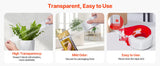 SucceBuy 6 Rolls 59M Transparent Tape BOPP Paper Packaging Sealing Tape with 6pcs Dispenser for Box Moving Packing, Shipping