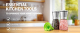 Manual Salt Pepper Grinder Coffee Grinde Pulverizer Powder Machine Steel Spice Grinder Salt Shaker Kitchen Mills Accessories