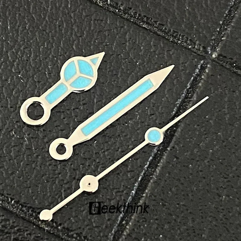 High Quality Watch Hands Polished Silver Gold Green Bright Luminous For Nh35 Nh36 Movement Mod 904L VS Clean Japan Watches
