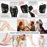 USB Powered Electric Foot Grinder Callus Remover Rechargeable with Adjustable Speeds for Men & Women's Pedicure Care