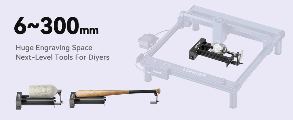 Rotary Roller Upgrade Kits For Laser Engraver Cutting Machine  Engraving Cutting Cylindrical object