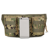 Waterproof Oxford Men Fanny Pack Tactical Military Army Waist Bag Hiking Outdoor Camping Shoulder Bum Belt Bum Sport Chest Bags