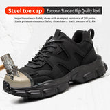 Men Work Safety Shoes Anti-puncture Working Sneakers Male Indestructible Work Shoes Men Boots Lightweight Men Shoes Safety Boots
