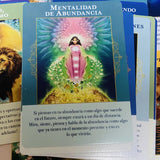 Angels of abundance oracle cards 44 deck 10.4*7.4cm Spanish Version Fate Divination Tarot Board Game Ángeles de abundancia