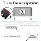 Wireless Phone Charger Wireless Car Charger Pad For Car 39 Inch Cable Automatic Sensing Non-Slip Charging Mat For Phone Vehicle