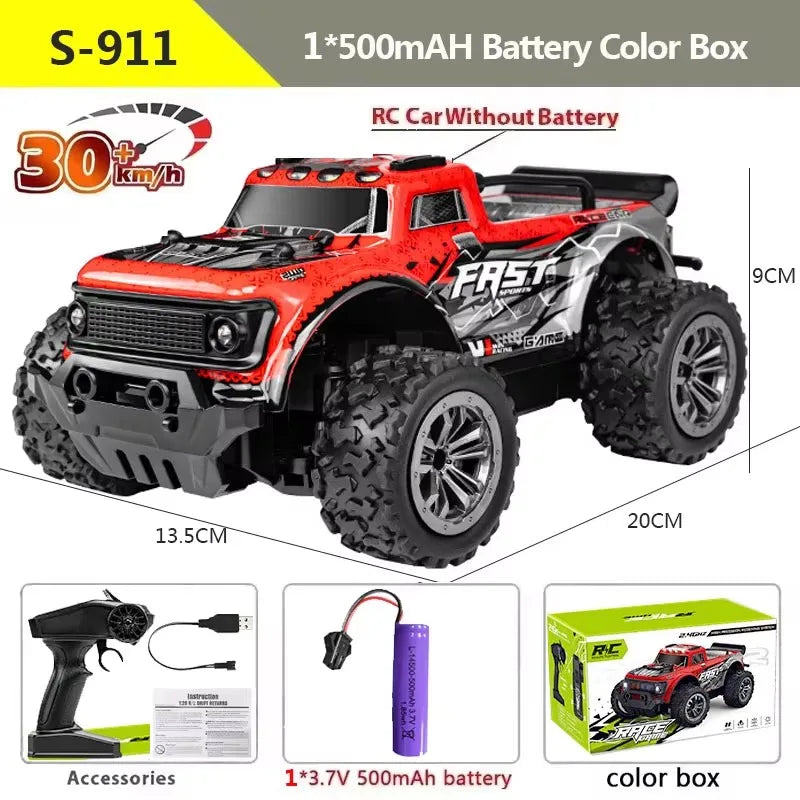 1:20 4WD RC Drift Car 30km/h High Speed RC Cars Toys For Adults And Kids 2.4G Remote Control Cars Off Road Monster Truck