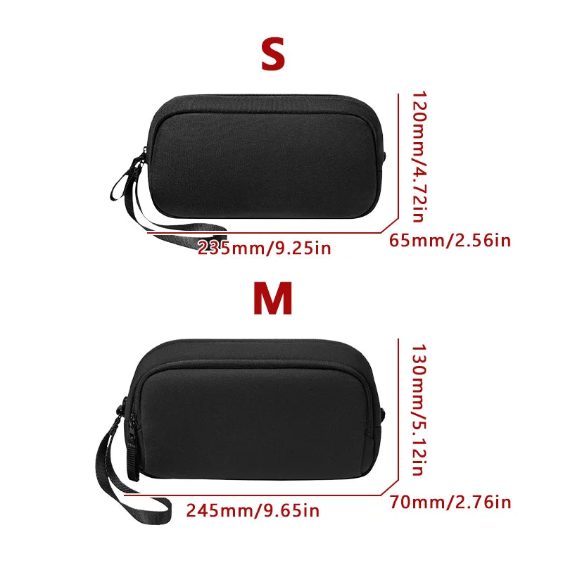 New Portable Wire USB Organizer Bag Travel Earphone Powerbank Data Lines Storage Pouch Large Capacity Mouse Cable Bag