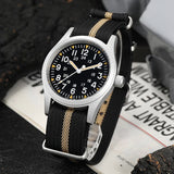 Militado ML05 Field Watch 38mm VH31 Sweep Quartz Movement Sapphire Crystal 100M Water Resistant Screw-Down Crown Men's Watches