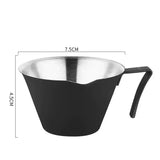 Espresso Extraction Cup 304 Stainless Steel with Scale Thickened Exquisite Ounce Coffee Cup Home Kitchen Cafe Accessories
