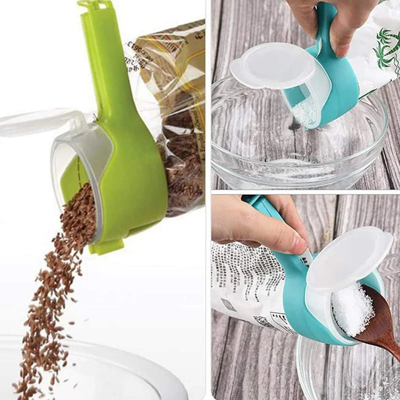 Multifunctional Sealing Clip Food Preservation Sealing Clip Tea Moisture-Proof Discharge Mouth Plastic Bag Clip Snack Sealing
