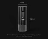 IKAPE Portable Coffee Machine Fit Capsules Ground Coffee Handheld Coffee Maker Manually For Camping Hiking No Heating Function
