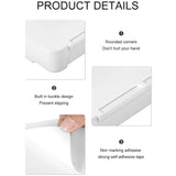 Under Desk Drawer Self-Adhesive Stationery Storage Box Multifunctional Hidden Under Desk Organizer for Home Kitchen Office Table