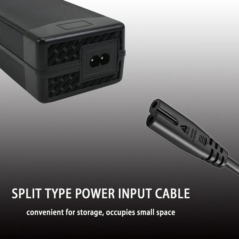 71.4V 3A 4A 2A Li-ion Charger 17S 61.2V 62.9V 3A Lithium Chargers T/PC/IEC 3Pin Connector