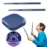 Electric Virtual Air Drum Set With Drumstick Pedal Somatosensory Virtual Reality Smart Wireless Electric Drum Musical Instrument