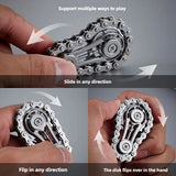 New EDC Sprockets Flywheel Gyro - Antistress Anxiety Metal Bike Chains Fingertip Spinner Fidget Toys For Adult
