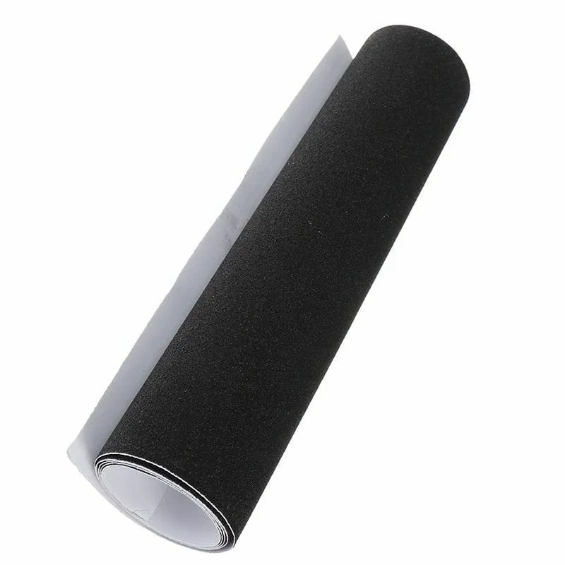 Black Skateboard Grip Tape Anti-Skid Longerboard Sandpaper Scooter Scrub Stickers Bubble Free Skating Board Griptape Sheet