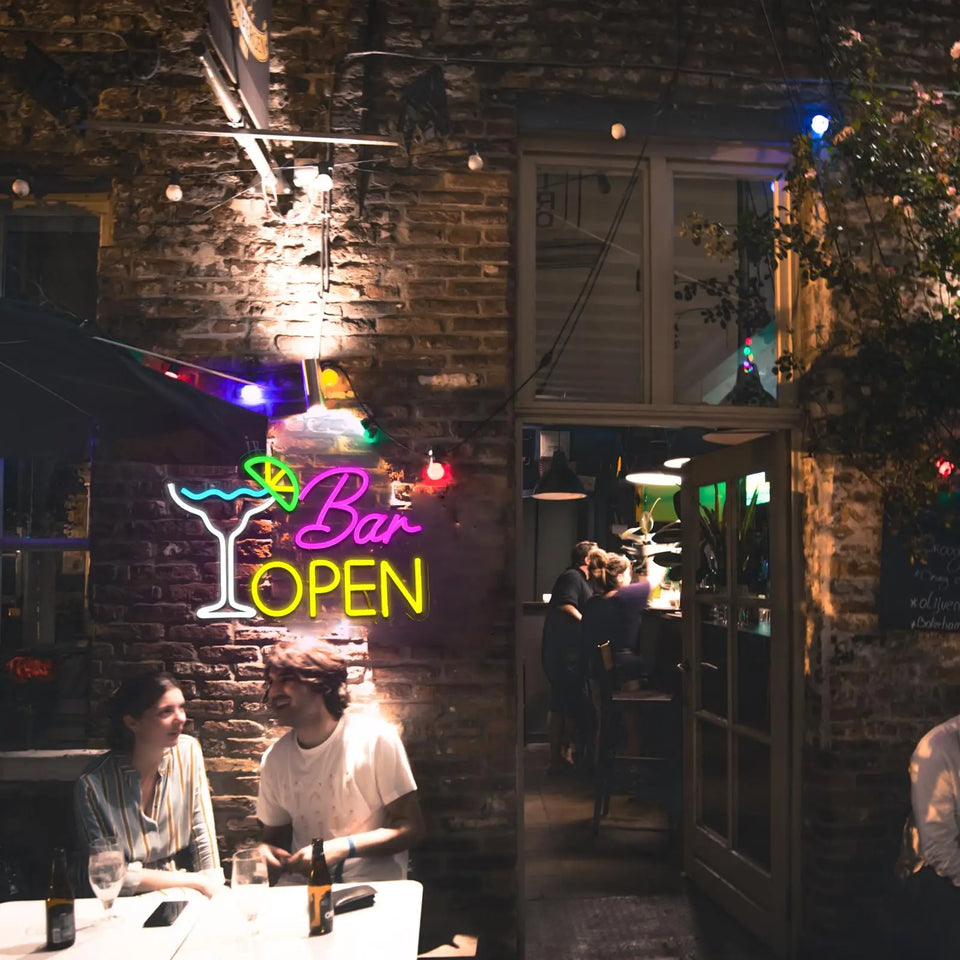 Cocktails Beer Neon Sign - Bright LED Bar Decor,  Commercial Pub & Home Bar, Grand Opening Gift for Bartenders & Brew Lovers