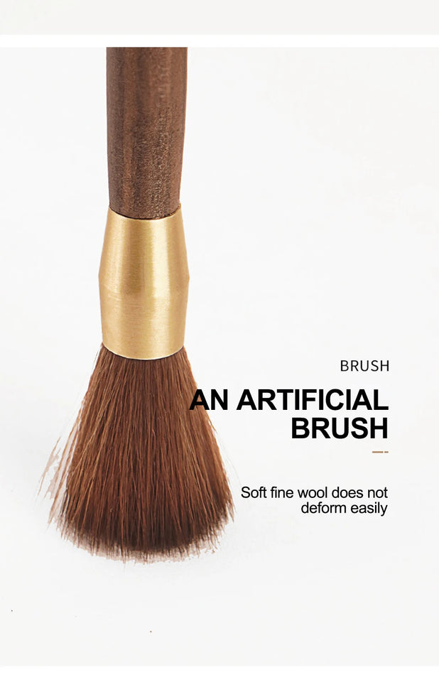 Coffee Grinder Cleaning Brush Wooden Handle Espresso Brush Dusting Coffee Powder Brush Home Kitchen Tool Coffee Accessories