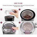 Black Fast-even Grinding Spice Grinders 400W Coffee Grinders for Grinding Coffee Beans Herbs Spices for Grinding Nuts Seeds