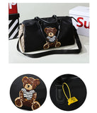 Travel Fitness Bag Luggage Bag Zipper Storage Bag Carry-on Duffle Bag With Single Shoulder Strap For Short Trips Swimming