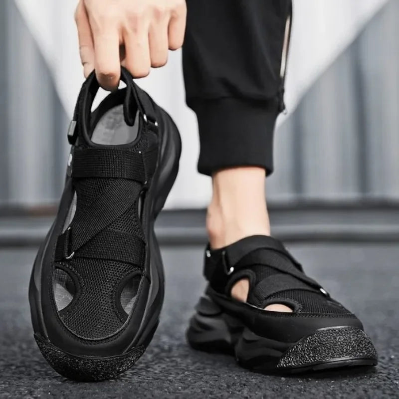 Summer Men's Sandals Fashion Casual Sandals Comfort Beach Sandals for Men Outdoor Non Slip Platform Sandal Breathable Sandalias