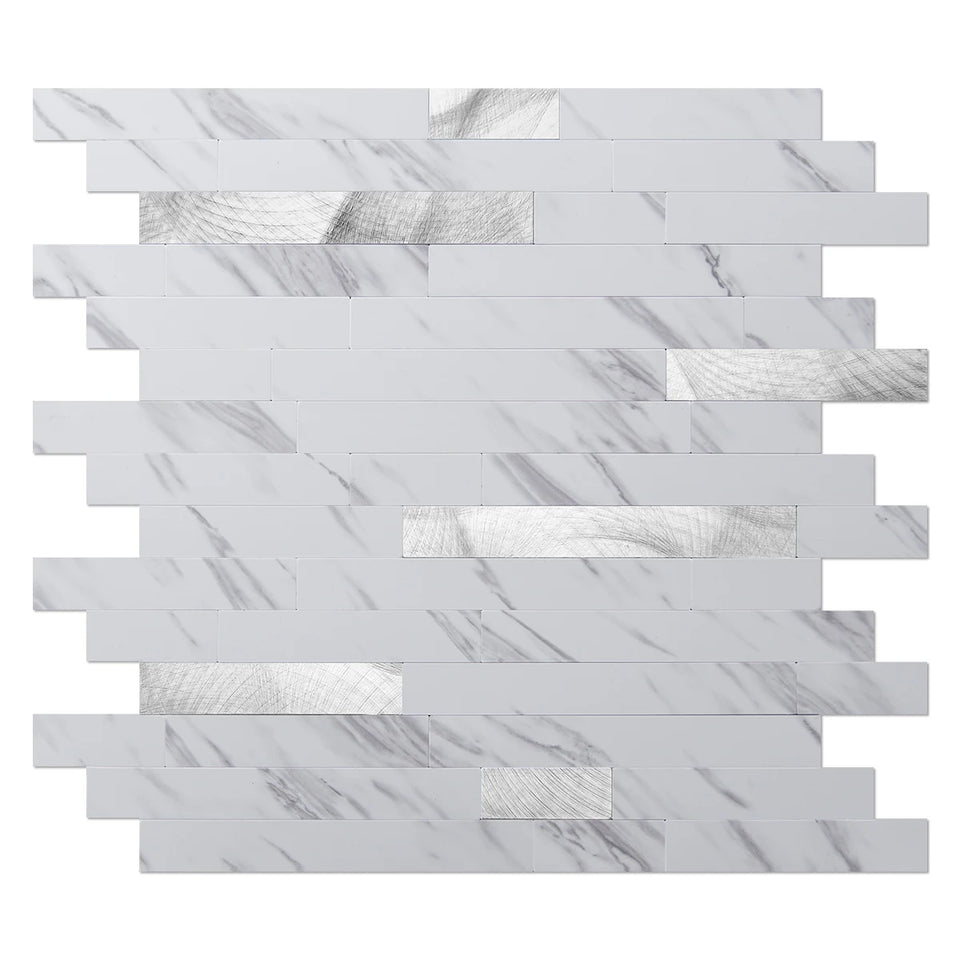 Art3d 10 Pack Peel and Stick Backsplash Tile for Kitchen Bathroom FirePlace Vanitity, Self-Adhesive Wall Tile