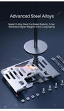 Laptop Stand Office Liftable Carbon Steel Laptop Stand Two in One Heightened Foldable Vertical Cooling Ergonomic Laptop Stand