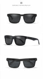 KDEAM New Arrivals Fashion Square Polarized Sunglasses For Men And Women Fishing Sun Glasses Colorful Lens With Hard Case