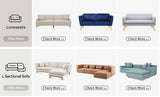 Furniture White Living Room 2 Seater Modern Nordic Scandinavian Upholstery Small Comfy High Quality