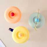 Silicone Cup Cover Round Tea Coffee Sealed Lids Anti-Dust Reusable Drink Covers Heat Resistant Mugs Cups Drinking Accessories
