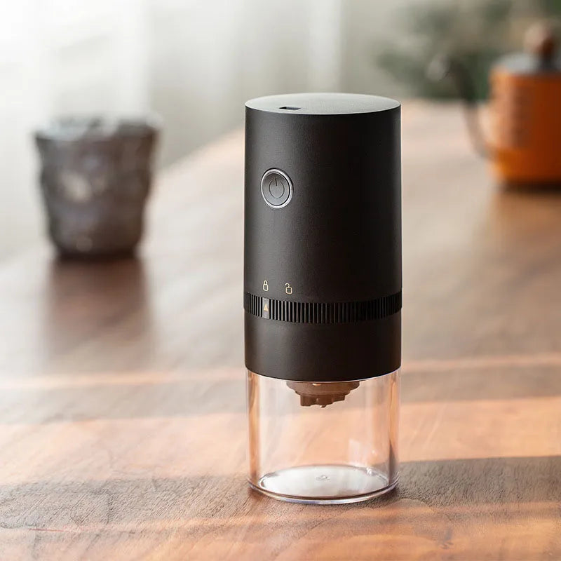 Portable Electric Coffee Grinder with USB Charging Adjustable Ceramic Grinding Core Long Endurance for Outdoor Travel