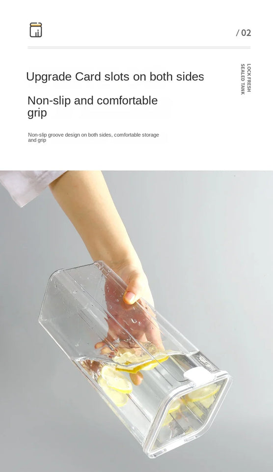 Sealed Jars For Kitchen Storage Box Grain Coffee Bean Sealed Tanks Large Capacity Moisture proof Transparent Seasoning Jar Set