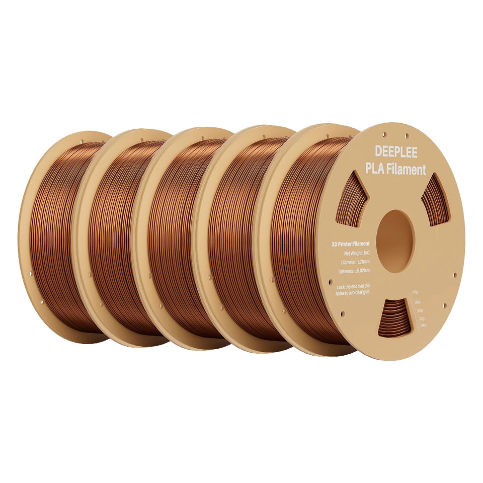 DEEPLEE 10KG Silk Filament PLA 1.75mm 3D Printer Filament for FDM 3D Printers Elegoo PLA for Elegoo Centauri Carbon