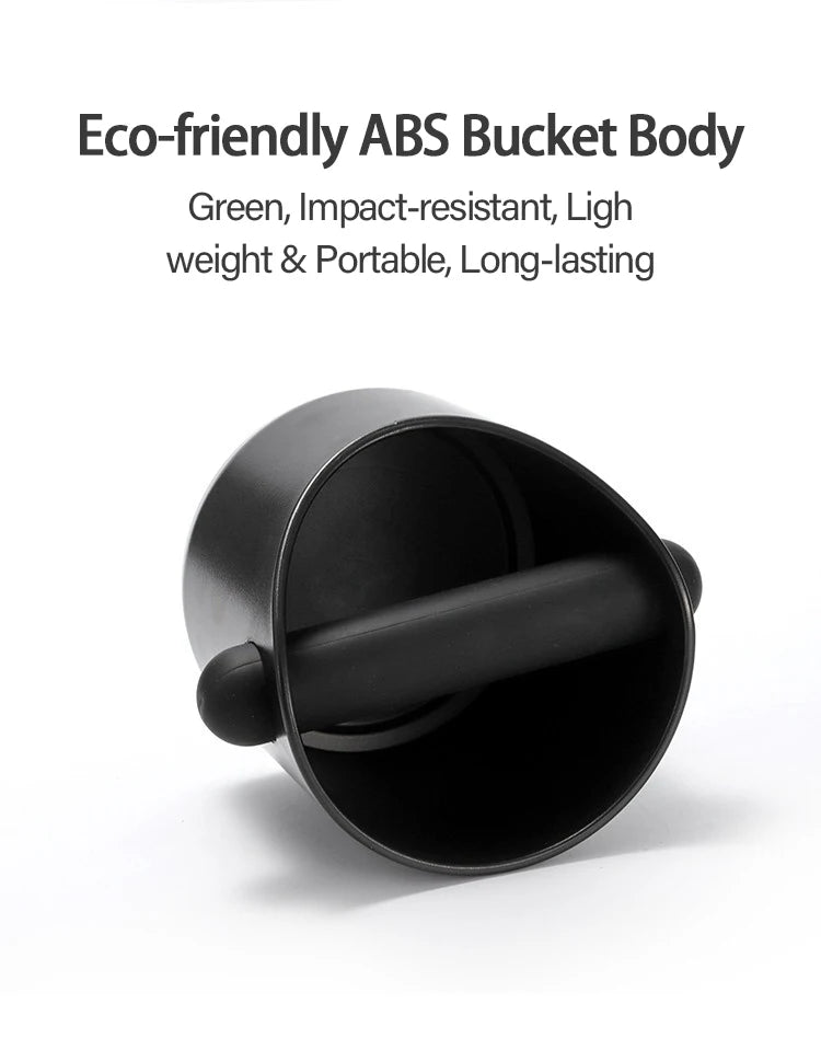 Coffee Knock Box Espresso Grounds Container Anti Slip Dump Bin Barista Accessories Cafe Grind Tools KFQZH01