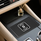 Wireless Phone Charger Wireless Car Charger Pad For Car 39 Inch Cable Automatic Sensing Non-Slip Charging Mat For Phone Vehicle