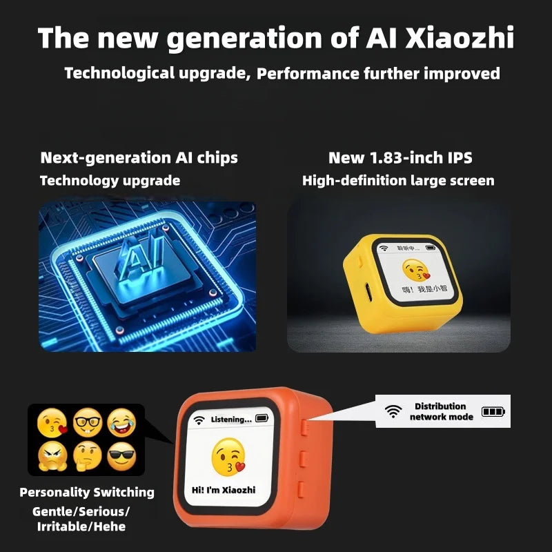 AI-C1,AI Intelligent Robot Toy for Companion Storytelling Chat Emotional Pets Trendy Gift for Kids And Adults