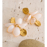 Yhpup Resin Acrylic Flower Petal Drop Earrings 2026 Stainless Steel New Arrivals Popular Spring Summer Charming Handmade Jewelry