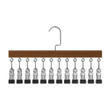 Closet Organizer With 10/12 Clips, Space Saving Hanging Closet Organizer, Space-Saving Hat Scarf Clothespins