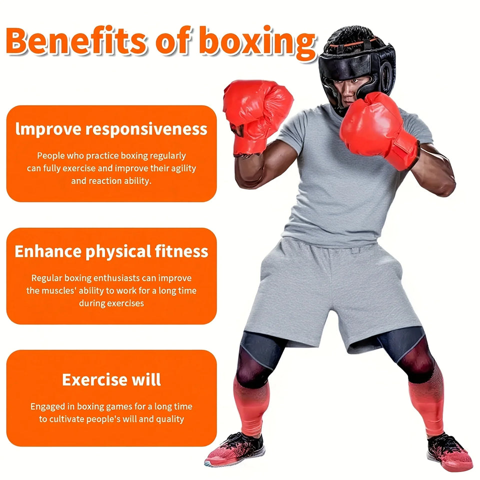 Indoor Boxing Reaction Punching Ball with Strong Suction Cup, Adjustable Speed Training Ball for Adults & Youth,All-Terrain Base