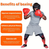 Indoor Boxing Reaction Punching Ball with Strong Suction Cup, Adjustable Speed Training Ball for Adults & Youth,All-Terrain Base