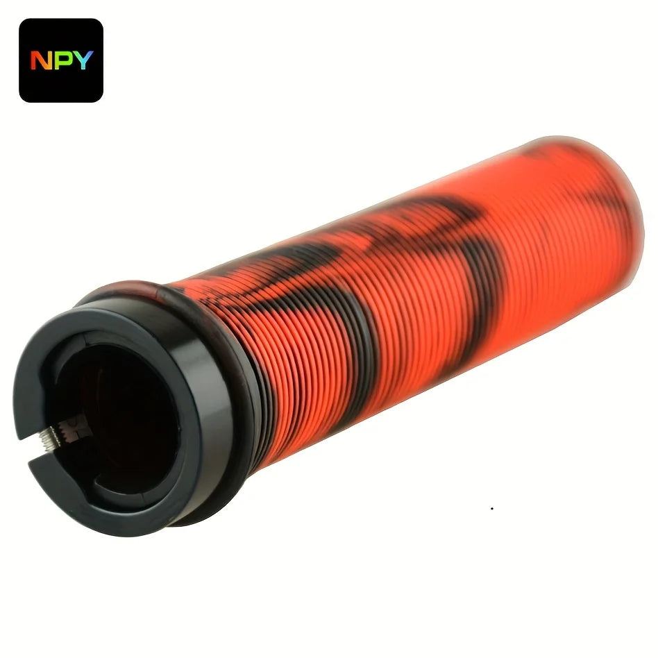 NPY Bicycle Handles Mtb Rubber Lock-on Grip Shockproof Non-slip Mountain/Road Bike Handle Cover Folding Balance Bike Accessories