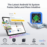 SVITOO Android 16 Tablet 11 Inch Unisoc T615 20GB RAM 128GB ROM 8800mAh Battery WiFi 5 Bluetooth 5.0 GPS Widevine L1 With Case