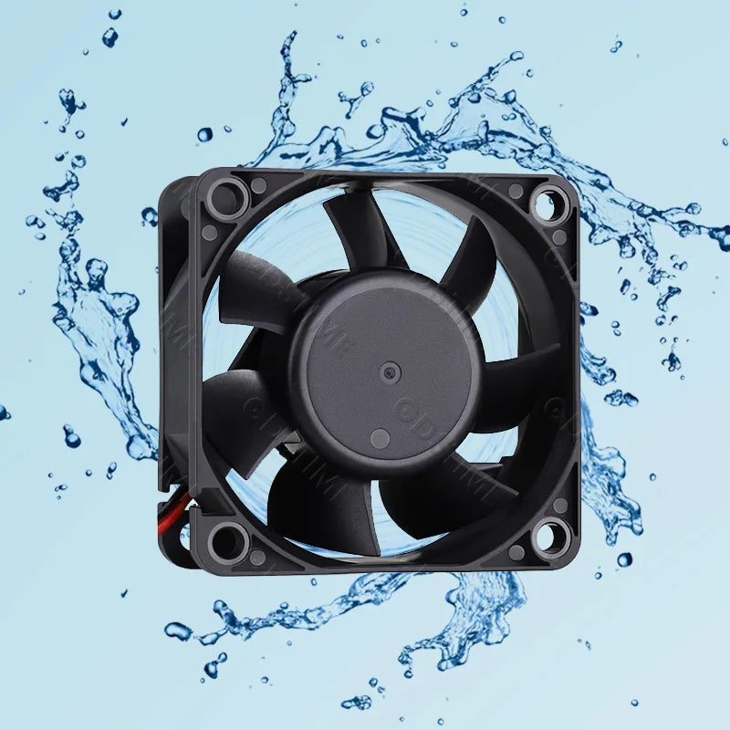 Gdstime DC 12V Waterproof Industrial Ultrasonic Humidifier Refrigeration Cooler 60mm/80mm/120mm Outdoor Water Proof Cooling Fan