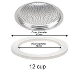 Coffee Rubber Sealing Ring Gasket Washer Gasket Replacenent Cups Rings For Moka Pot Espresso Coffee Makers Kitchen Supplies