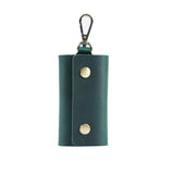 100 % Genuine leather   Multi-function Key Bag High Quality Crazy Horse leather Key Pouch Unisex Leather Business Gift