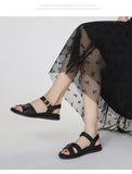 Women's summer new thick-soled sandals with a comfortable feel, non-tiring for the feet, soft-soled, fashionable, non-slip beach