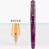MoonMan M800 Fashion Elegant Acrylic Fountain Pen German BOCK Nib/MAJOHN Nib Luxury Business Office Writing Ink Pens Lady Gift